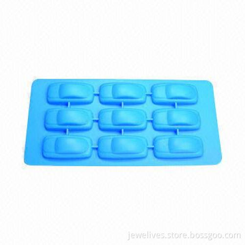 Modern car-shaped silicone ice cube molds
